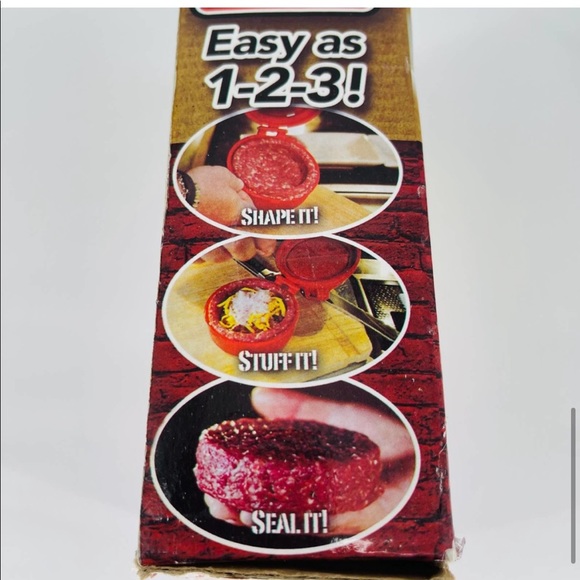 🍔 Stufz Stuffed Burger Press NEW - Picture 6 of 6